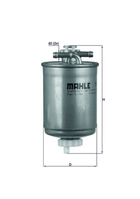 Fuel filter MAHLE ORIGINAL KL 103