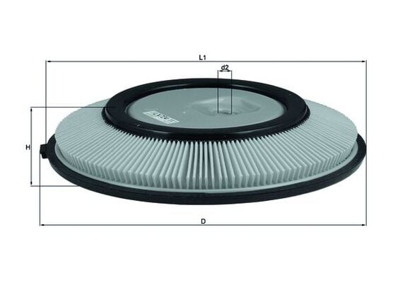 Filtr powietrza MAHLE ORIGINAL LX 724
