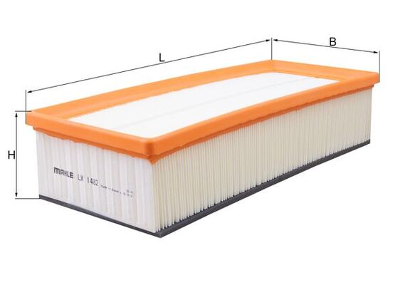 Air Filter MAHLE ORIGINAL LX 1482