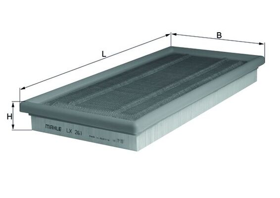 Filtr powietrza MAHLE ORIGINAL LX 261