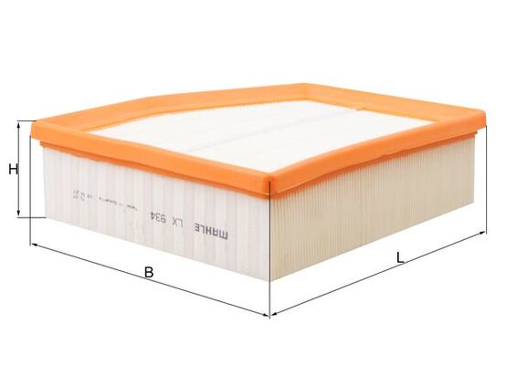 Air Filter MAHLE ORIGINAL LX 934