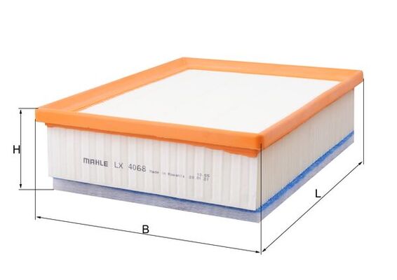 Air Filter MAHLE ORIGINAL LX 4068