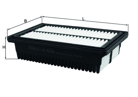 Air Filter MAHLE ORIGINAL LX 4238