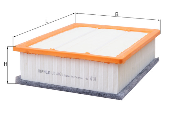 Air Filter MAHLE ORIGINAL LX 4085