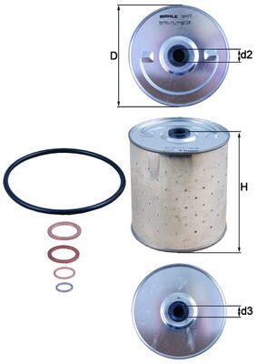 Oil Filter MAHLE ORIGINAL OX 85D