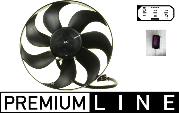 Fan, radiator MAHLE ORIGINAL CFF 11 000P