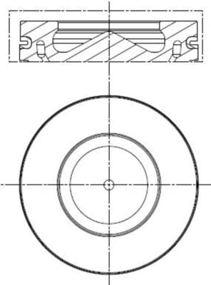 Piston MAHLE ORIGINAL 081 PI 00113 001