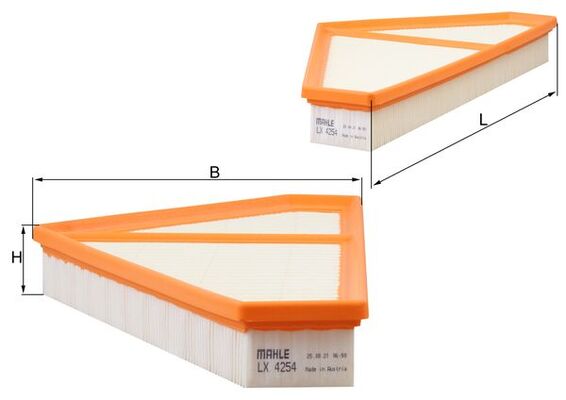 Air Filter MAHLE ORIGINAL LX 4254