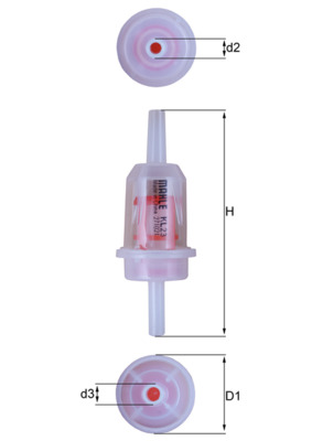 Fuel Filter MAHLE ORIGINAL KL 23