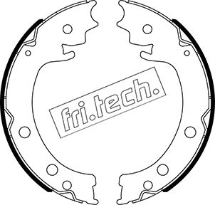 Brake Shoe Set, parking brake fri.tech. 1111.253