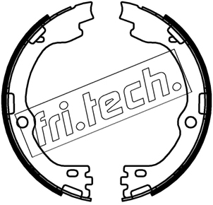 Brake Shoe Set, parking brake fri.tech. 1253.738