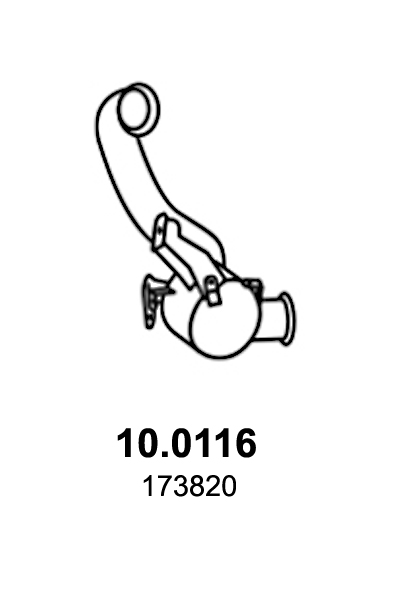 Catalytic Converter ASSO 10.0116