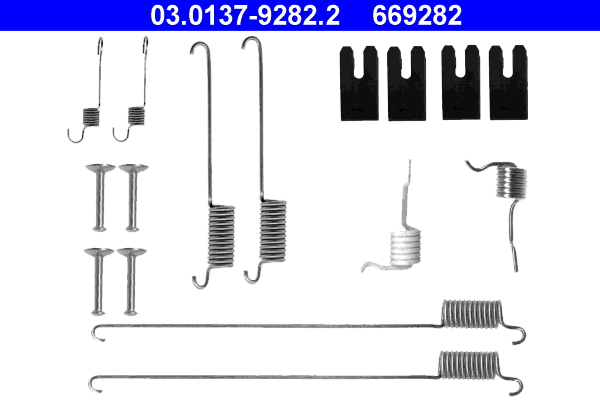 Accessory Kit, brake shoes ATE 03.0137-9282.2