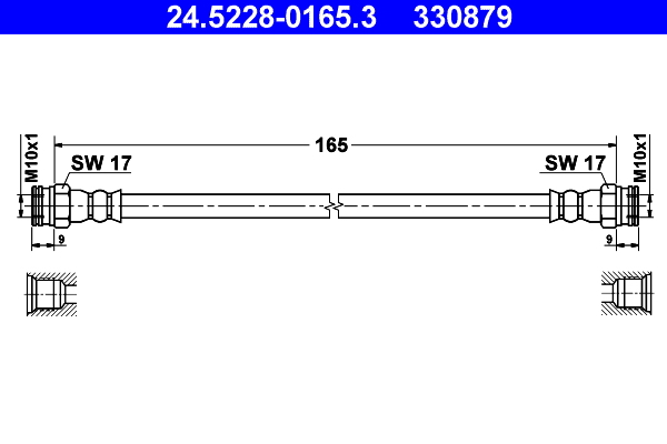 Brake Hose ATE 24.5228-0165.3
