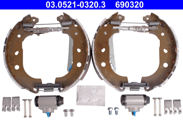 Brake Shoe Set ATE 03.0521-0320.3