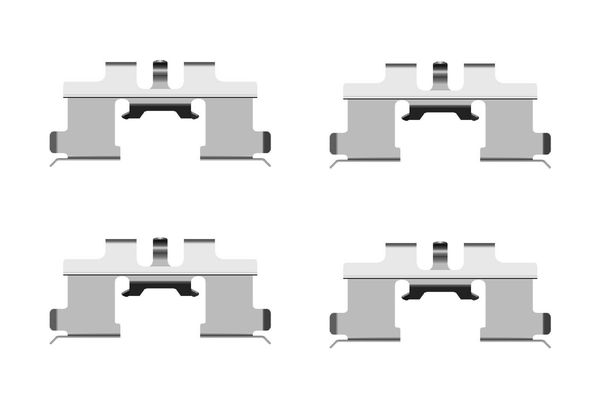Accessory Kit, disc brake pad BOSCH 1 987 474 431