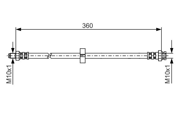 Brake Hose BOSCH 1 987 481 002
