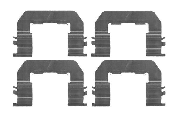 Accessory Kit, disc brake pad BOSCH 1 987 474 454