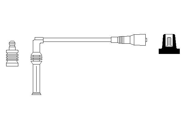 Ignition Cable BOSCH 0 986 356 176