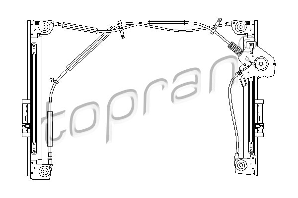 Window Regulator TOPRAN 501 832