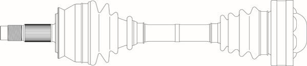 Drive Shaft GENERAL RICAMBI FI3123