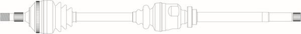 Drive Shaft GENERAL RICAMBI PE3184