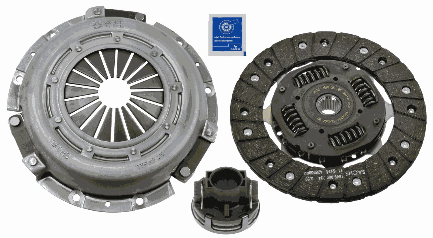 Clutch Kit SACHS 3000 951 003