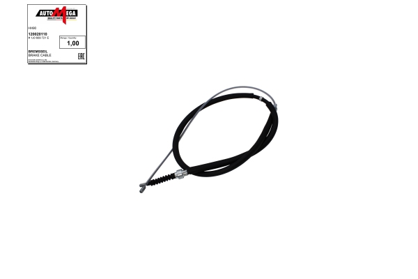 Cable, parking brake AUTOMEGA 120020110
