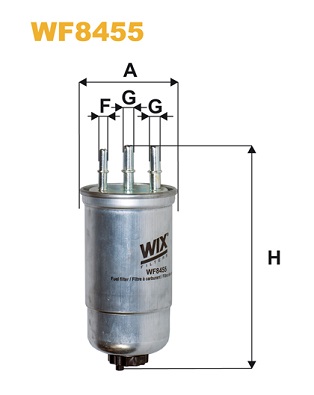 Fuel filter WIX FILTERS WF8455