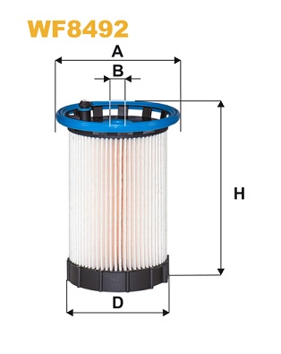 Fuel filter WIX FILTERS WF8492