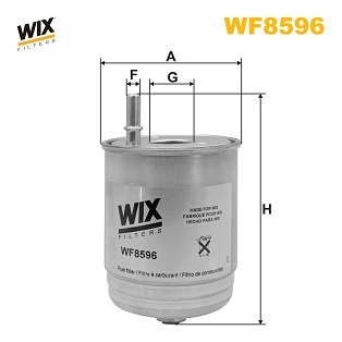 Fuel filter WIX FILTERS WF8596