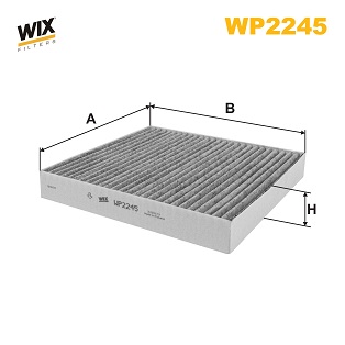Filter, cabin air WIX FILTERS WP2245