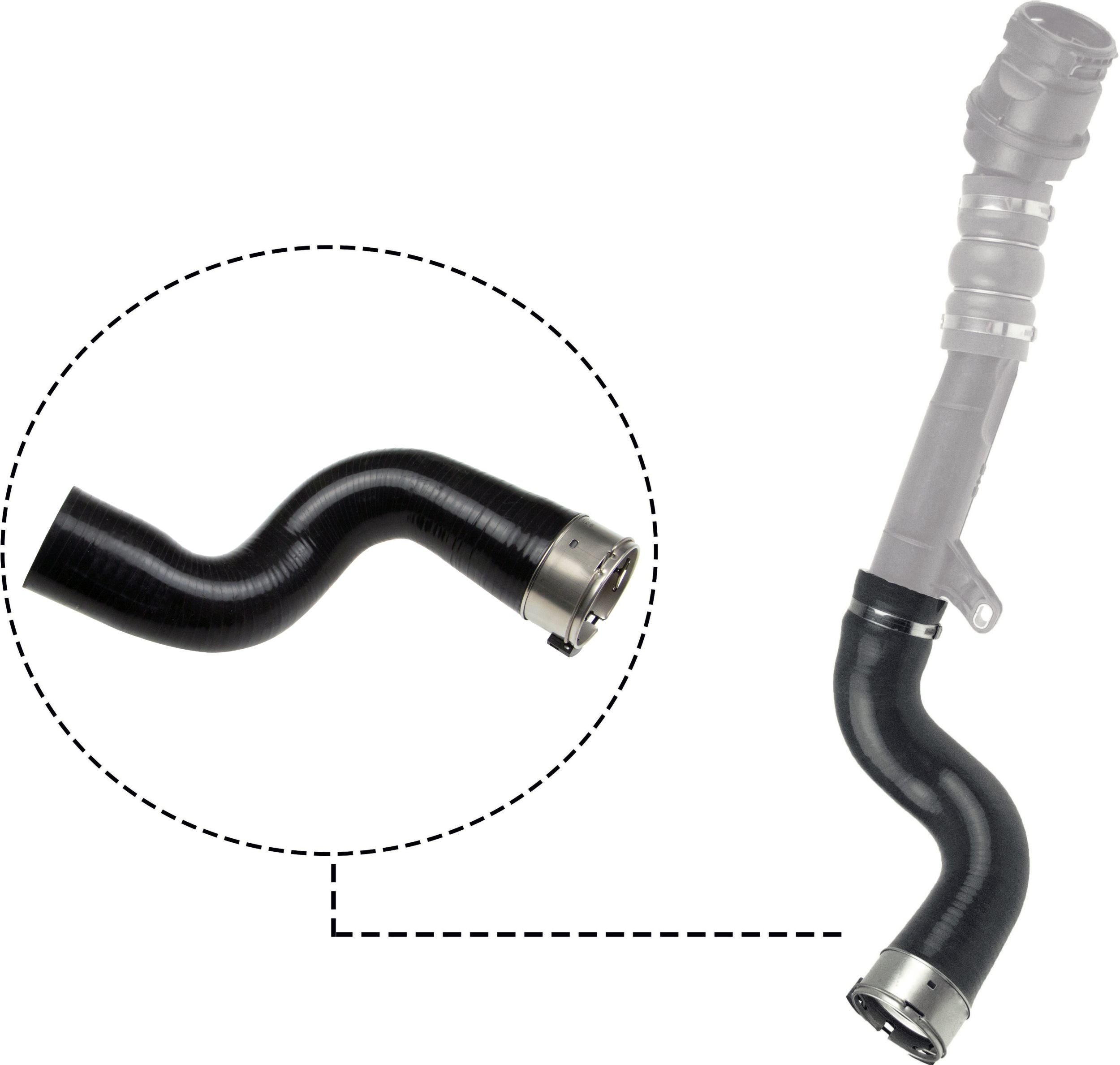 Charger Air Hose GATES 09-0525