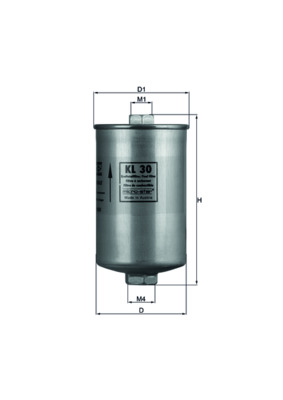 Fuel filter KNECHT KL 30
