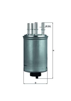 Fuel filter KNECHT KL 506