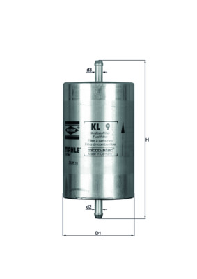 Fuel filter KNECHT KL 9
