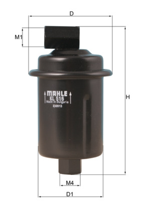 Fuel filter KNECHT KL 516