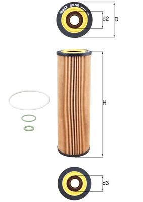 Oil Filter KNECHT OX 562D