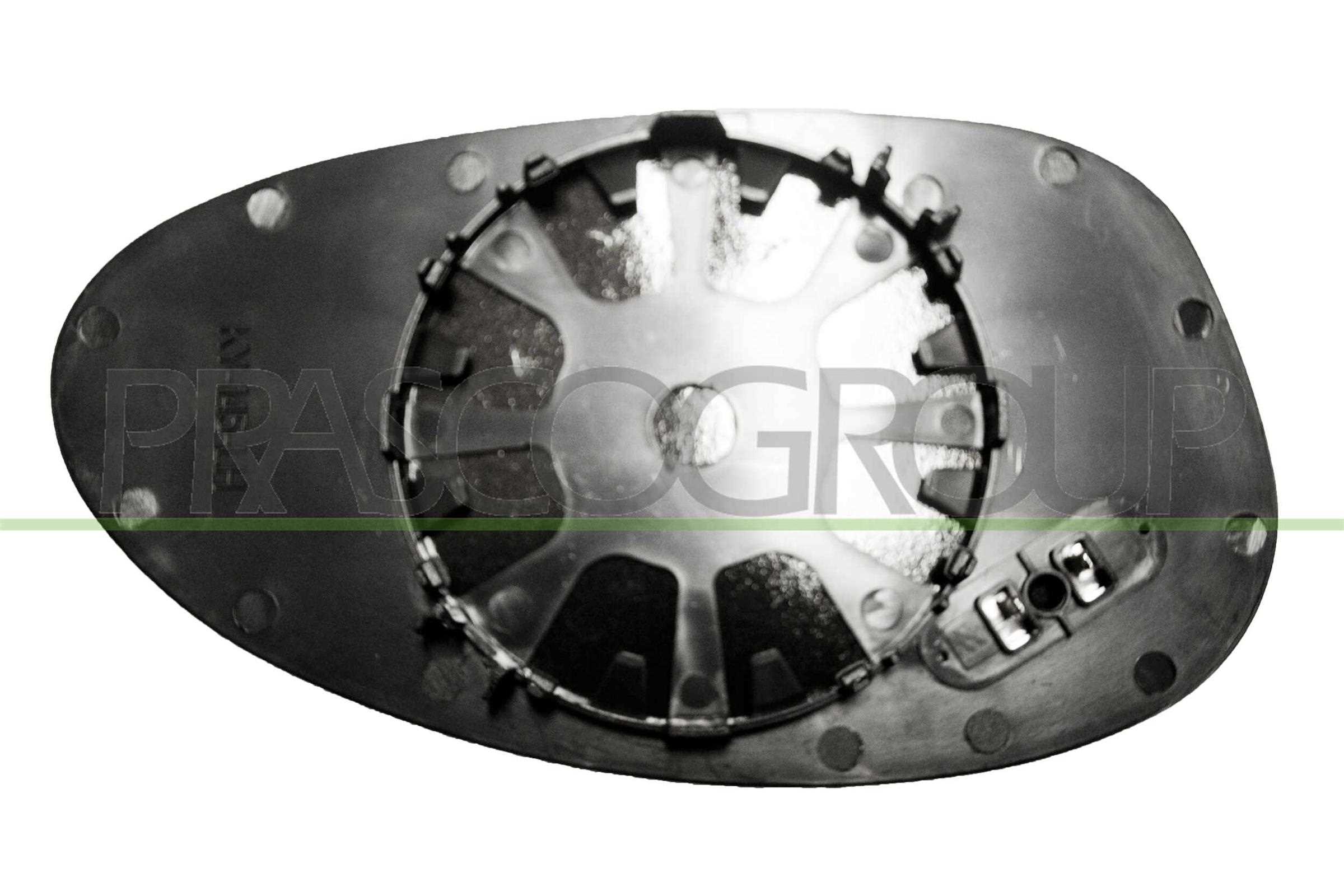 Mirror Glass, exterior mirror PRASCO BM0247504