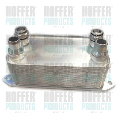 Oil Cooler, automatic transmission HOFFER 8095025
