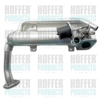 Cooler, exhaust gas recirculation HOFFER 7518346