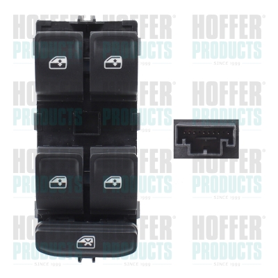 Switch, window regulator HOFFER 2106482