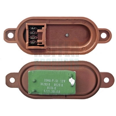 Resistor, interior blower HOFFER 667334