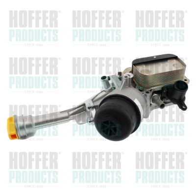 Oil Cooler, engine oil HOFFER 8095345C
