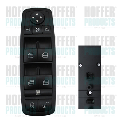 Switch, window regulator HOFFER 2106073