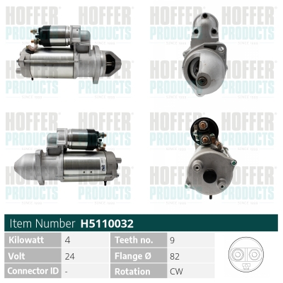 Starter HOFFER H5110032
