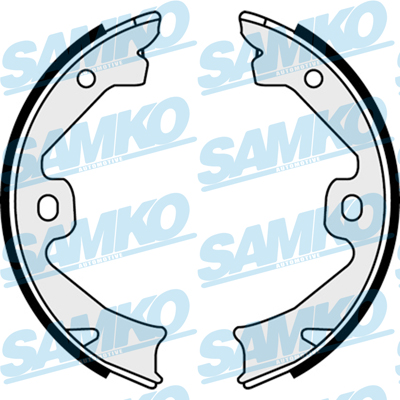 Brake Shoe Set, parking brake SAMKO 88140