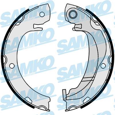 Brake Shoe Set, parking brake SAMKO 89920