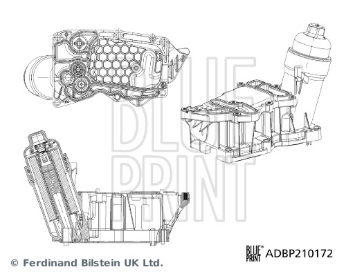 Hus, oljefilter BLUE PRINT ADBP210172