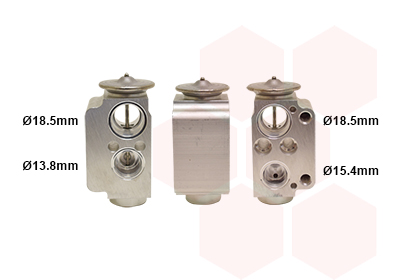 Expansion Valve, air conditioning VAN WEZEL 06001240